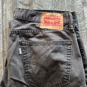 Men’s Levi Strauss khaki green jeans, 36/34